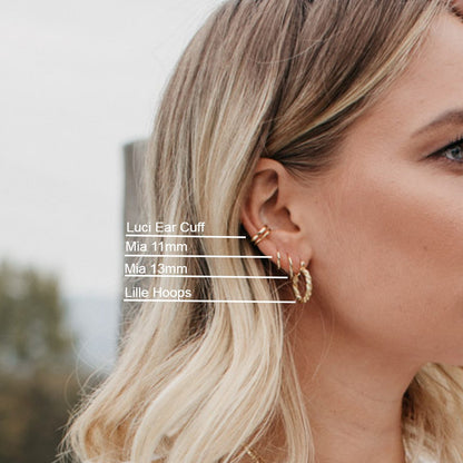 MIA HOOPS 1,1CM - Shopgalaxy