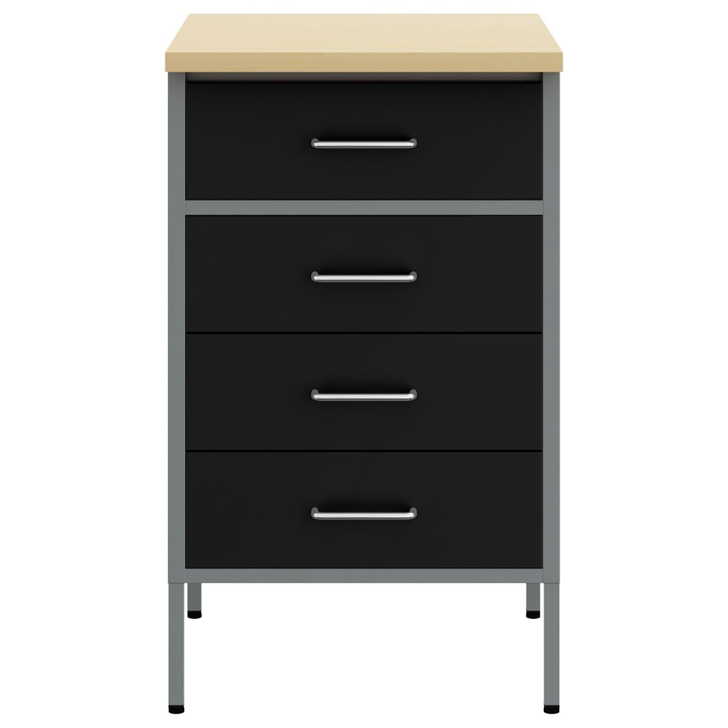 Werkbank Schwarz 50x55x85 cm Stahl