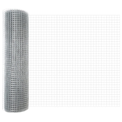 Zaunpfosten-Set Set aus 2 Verzinkter Stahl 10 x 0,5 m Langlebig
