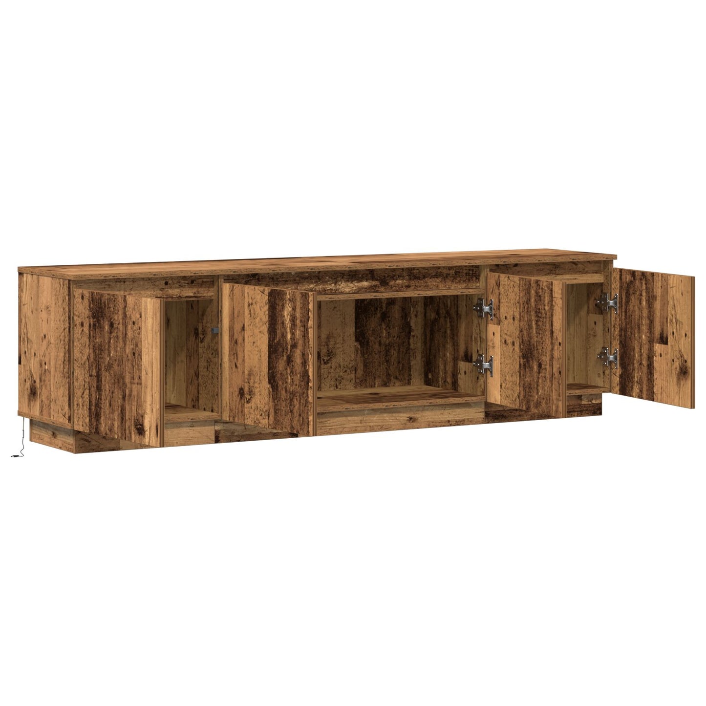 TV-Schränke mit LED Altholz 180x38x49 cm Holzwerkstoff