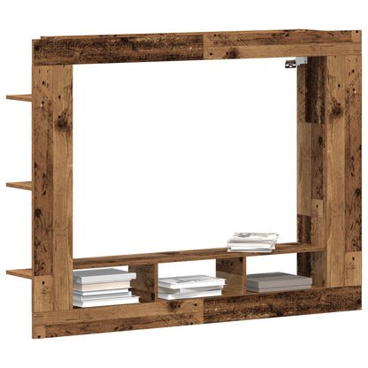 TV-Schrank Wandmontiert Altes Holz 152x22x113 cm