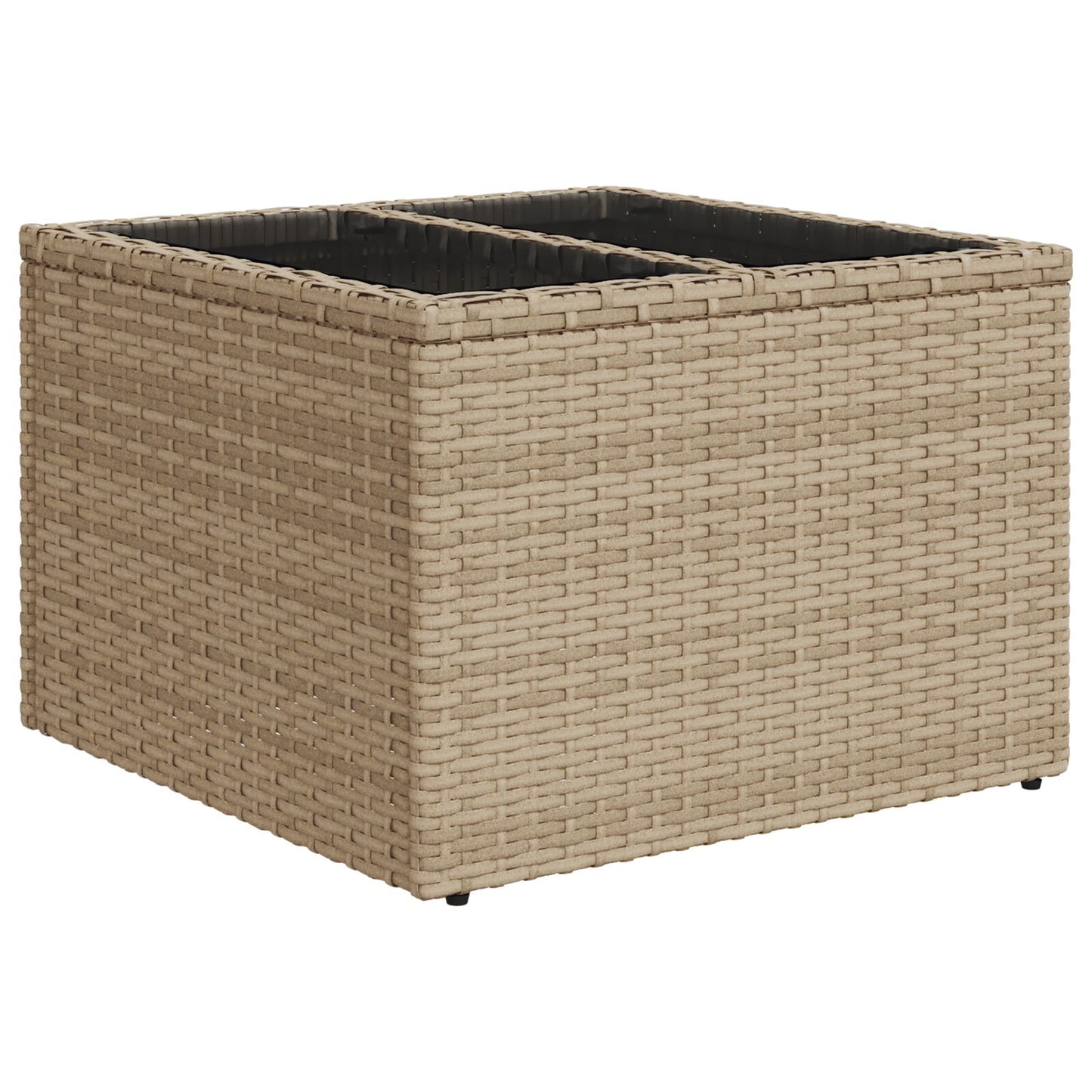8-teiliges Garten-Sofa-Set mit Kissen, braun, Poly-Rattan