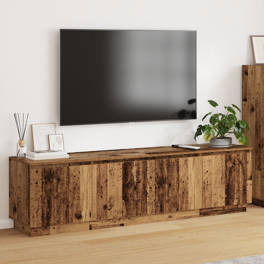 TV-Schränke mit LED Altholz 180x38x49 cm Holzwerkstoff