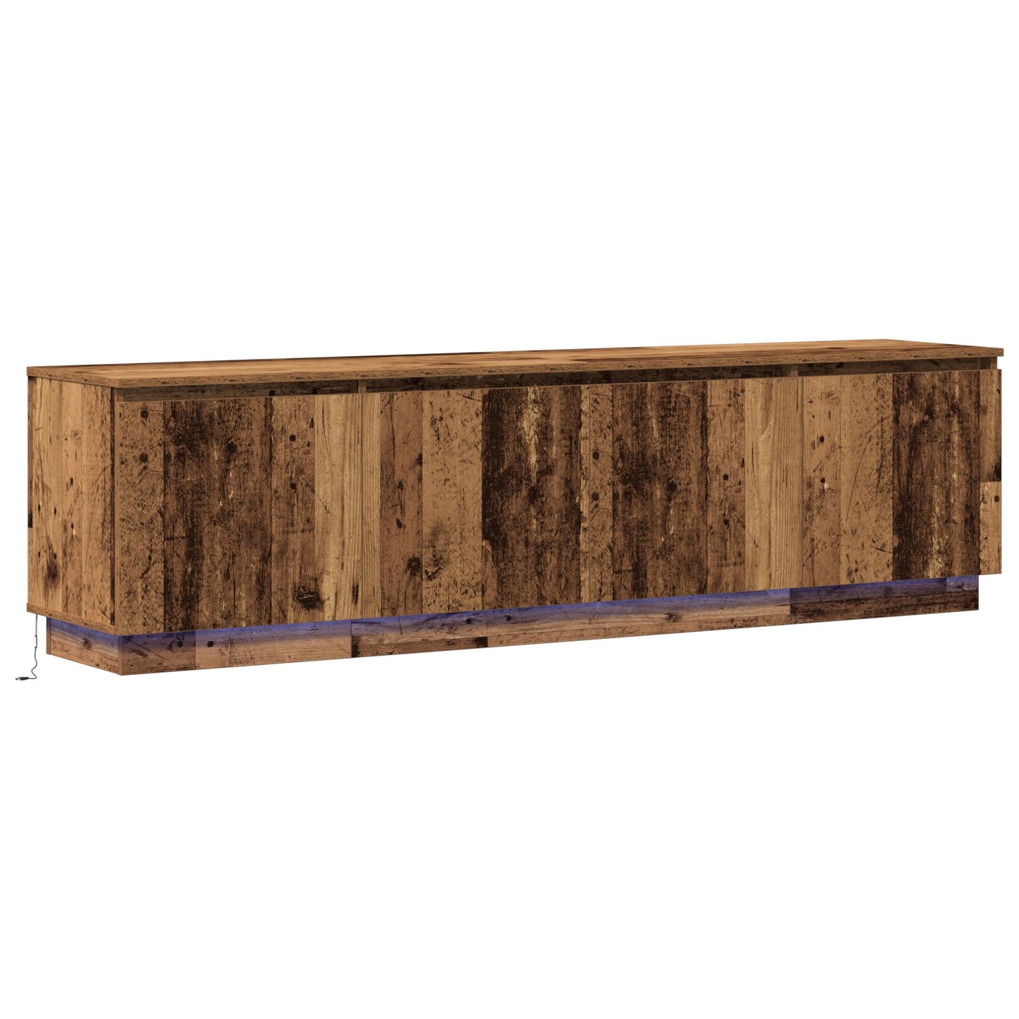 TV-Schränke mit LED Altholz 180x38x49 cm Holzwerkstoff