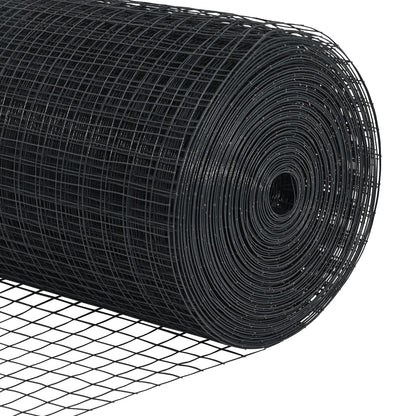 Zaunpfosten-Set Set aus 2 Grau Galvanisierter Stahl 10 x 1,5 m