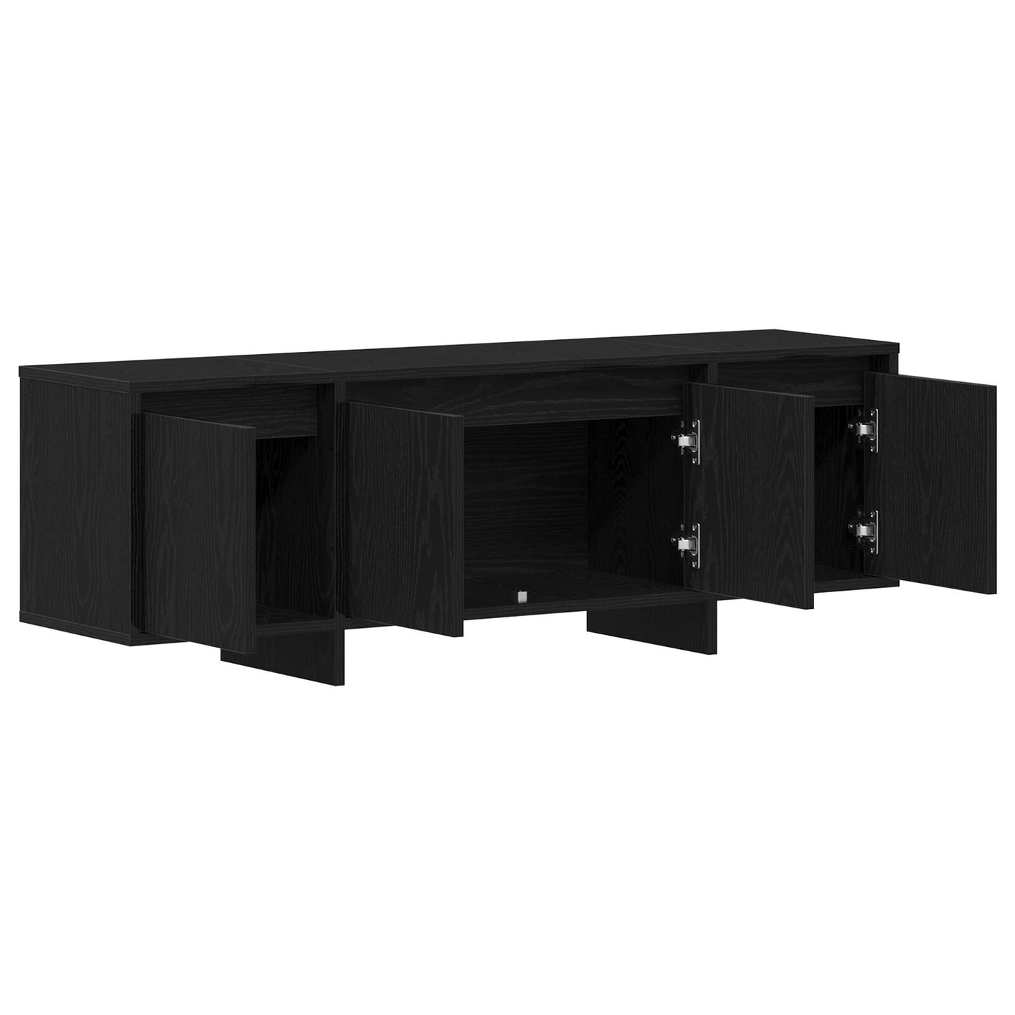TV-Schrank Schwarz Eiche 120x30x40,5 cm Holzwerkstoff