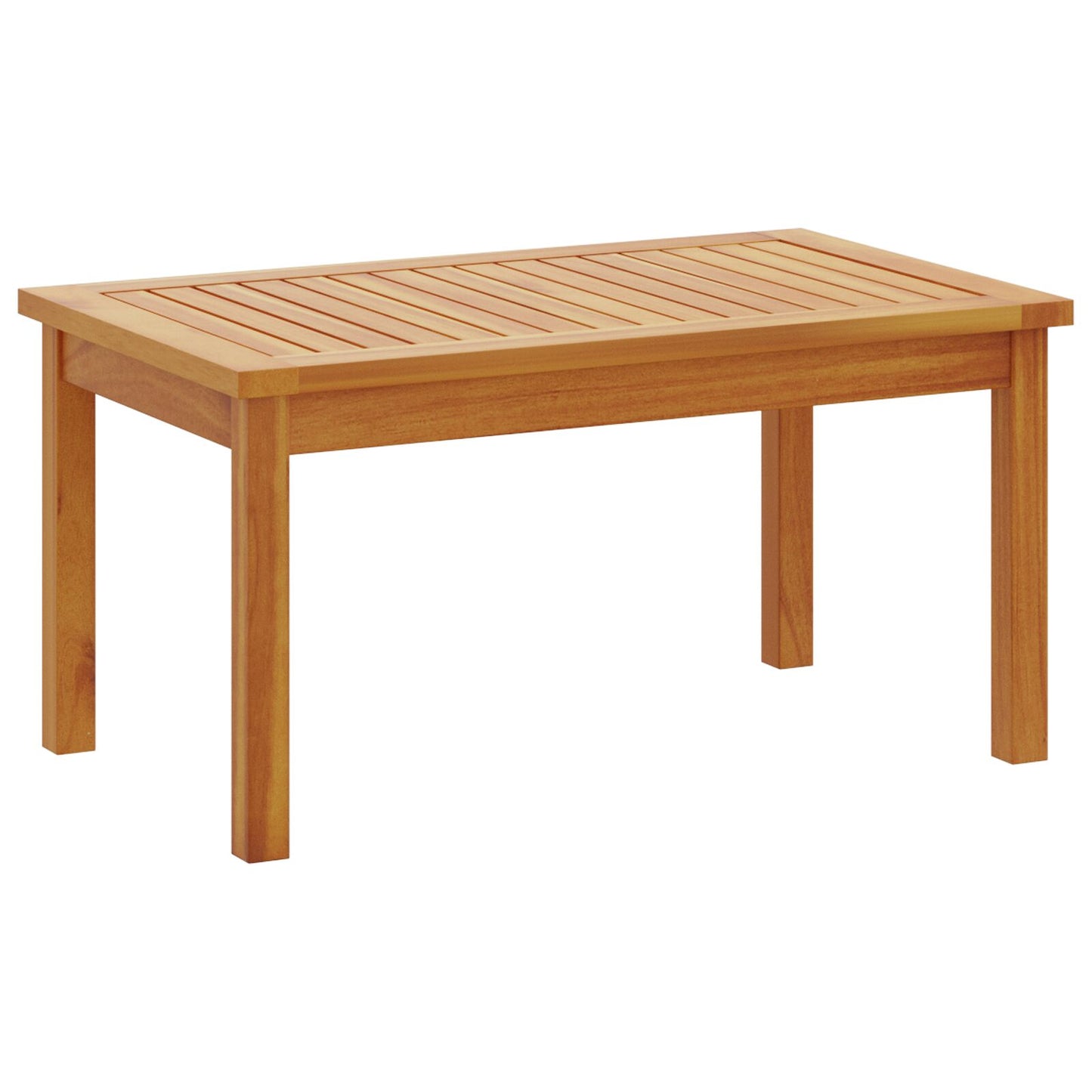 4-teilige Garten-Sofaset mit Kissen aus massivem Akazienholz