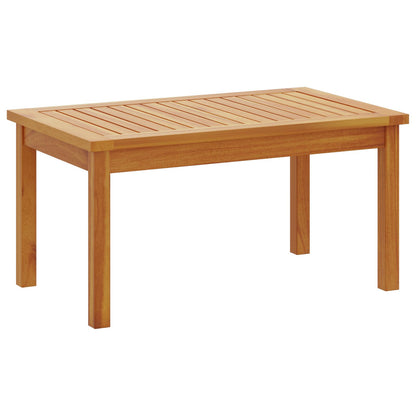 4-teilige Garten-Sofaset mit Kissen aus massivem Akazienholz