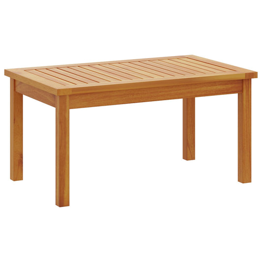 4-teilige Garten-Sofaset mit Kissen aus massivem Akazienholz