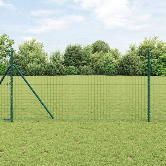 Zaunpfosten Set Set von 13 Grün Metall