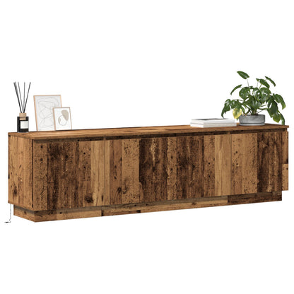 TV-Schränke mit LED Altholz 180x38x49 cm Holzwerkstoff
