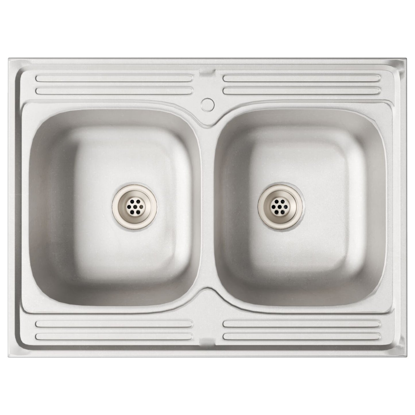 Waschbecken-Unterschrank ""Porto"" mit Waschbecken Grau Sonoma 80x46x84,5 cm Holzwerkstoff
