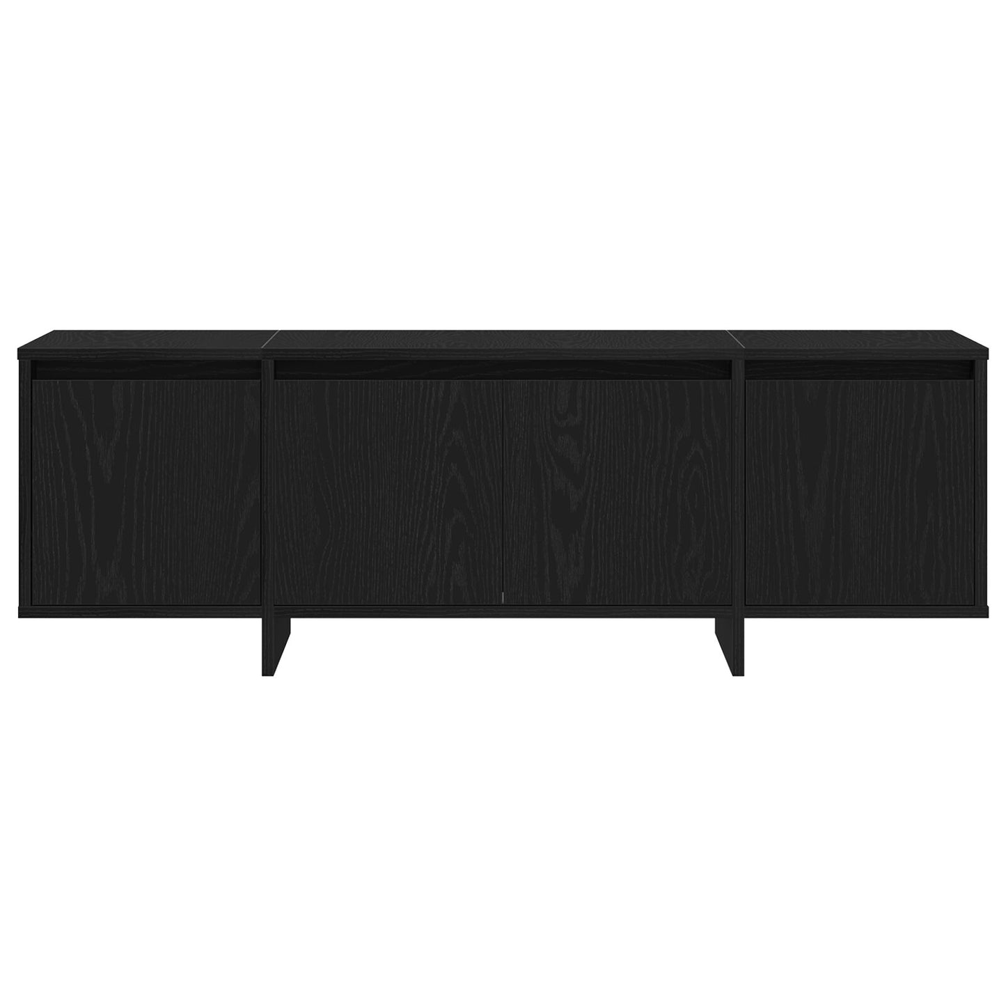 TV-Schrank Schwarz Eiche 120x30x40,5 cm Holzwerkstoff