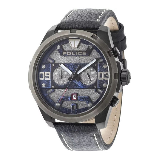 Police Dash PL.15365JSBU/61 Herrenuhr Dualtimer-0
