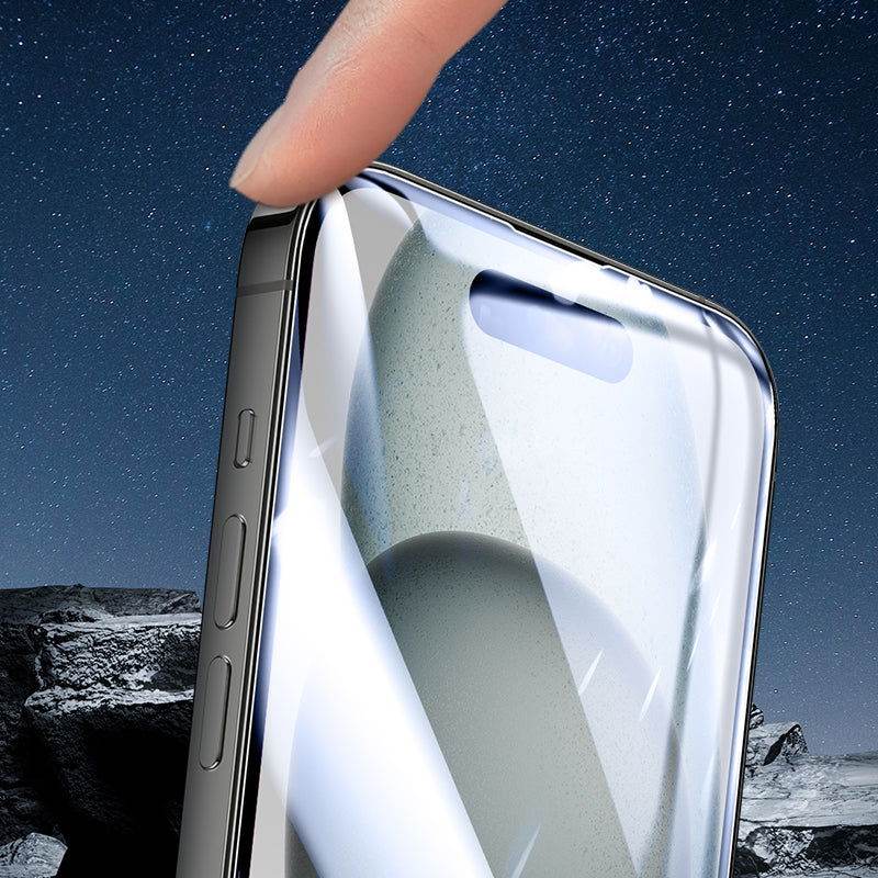 Panzerglas iPhone 15 Plus curved surface HD tempered glass (A37) Hoco - Shopgalaxy