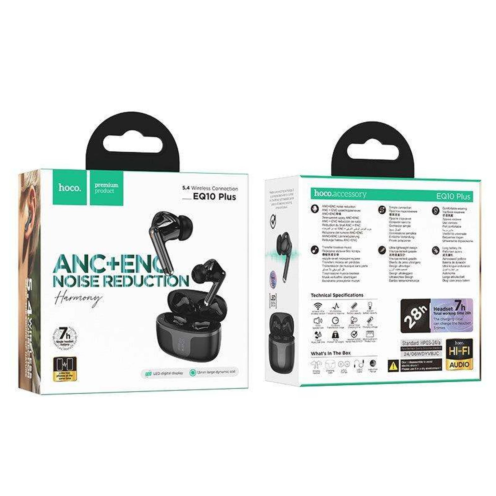 Plus Harmony True Wireless ANC+ENC Noise Reduction BT Headset EQ10 - Shopgalaxy