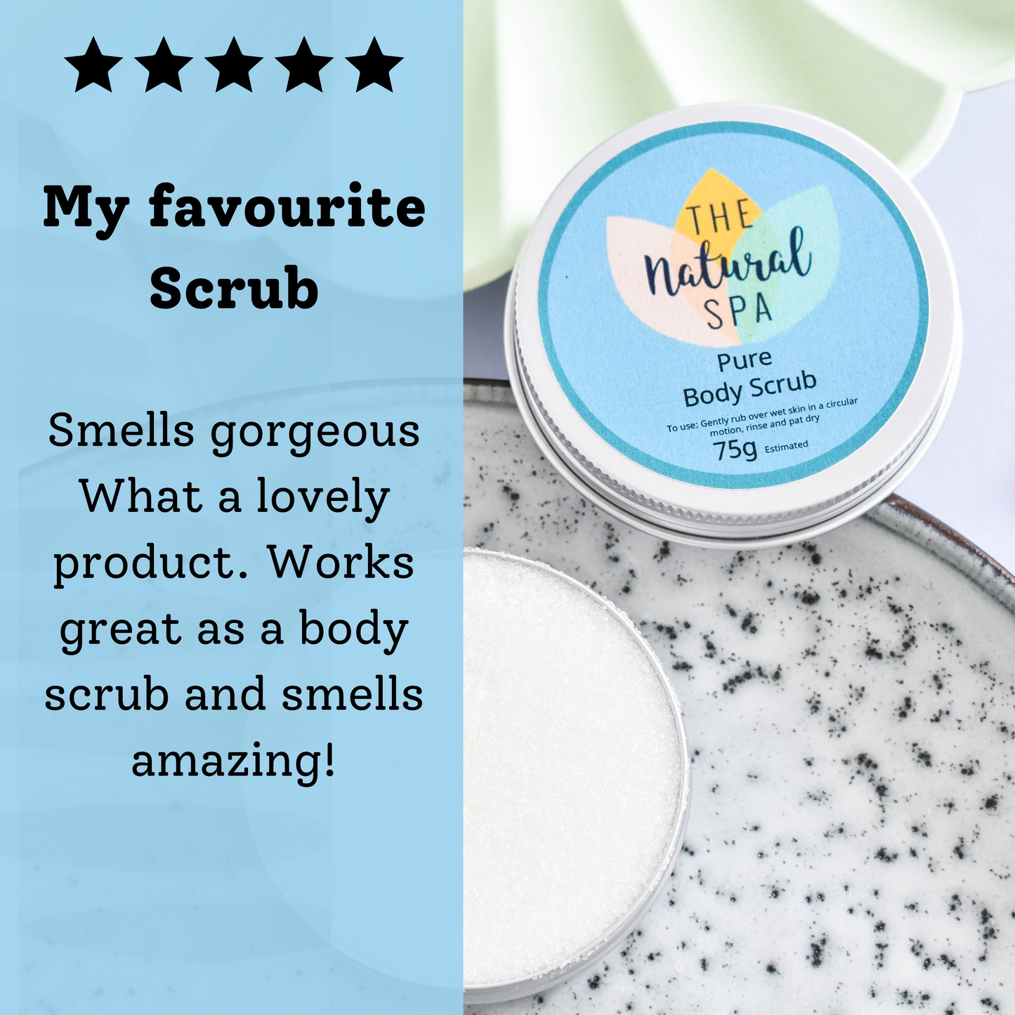 Pure (no added fragrance) Body Scrub - 3 different size option-3