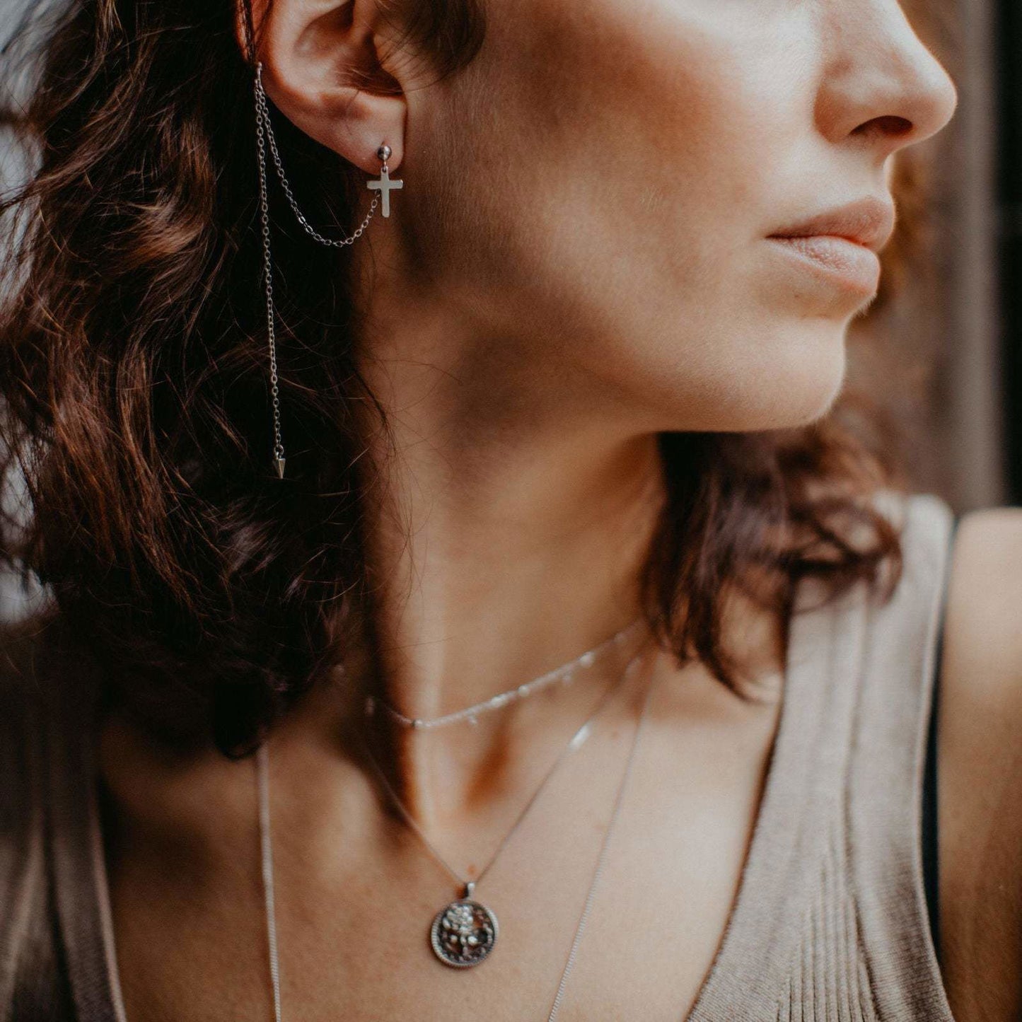 QUASTA Ohrring mit Earcuff - Shopgalaxy.ch