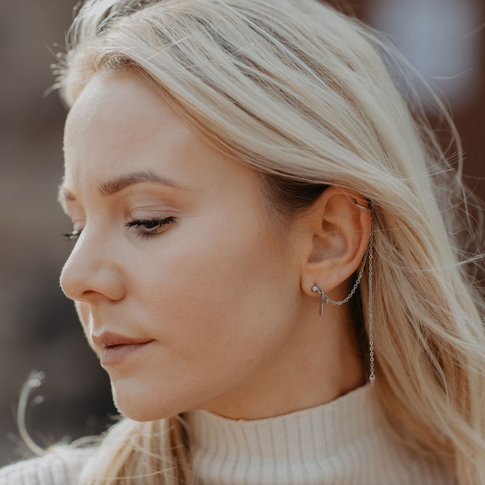 QUASTA Ohrring mit Earcuff - Shopgalaxy.ch