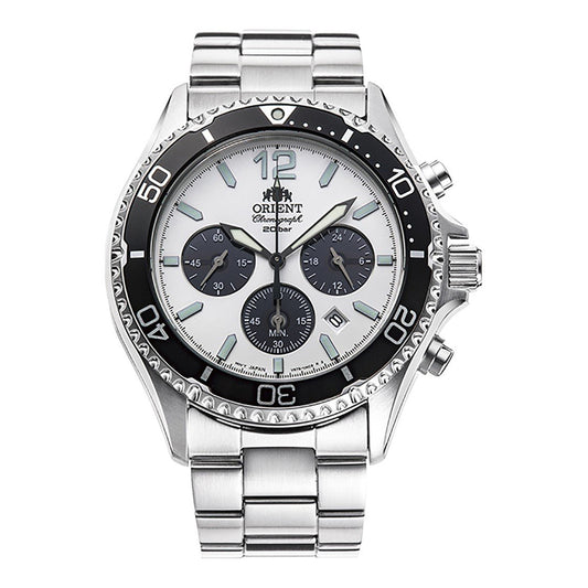 Orient Mako Solar Powered RA-TX0203S10B Herrenuhr Chronograph-0