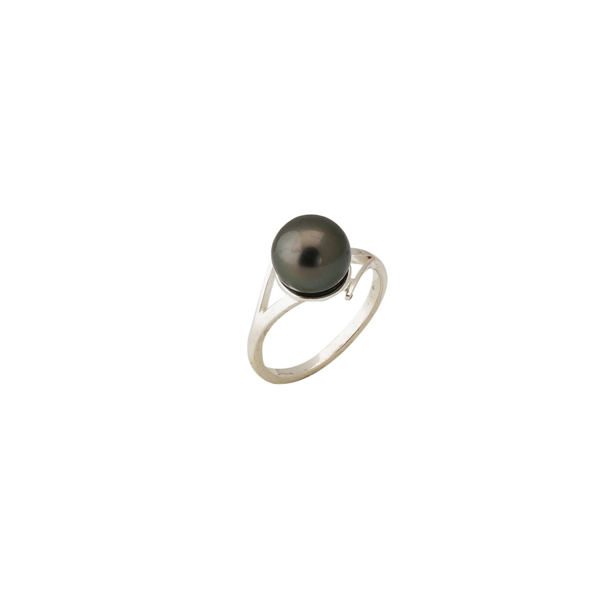 Tahitian Pearl 9.5-10.5 mm Size 7 Ring-0