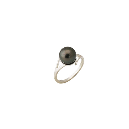 Tahitian Pearl 9.5-10.5 mm Size 7 Ring-0