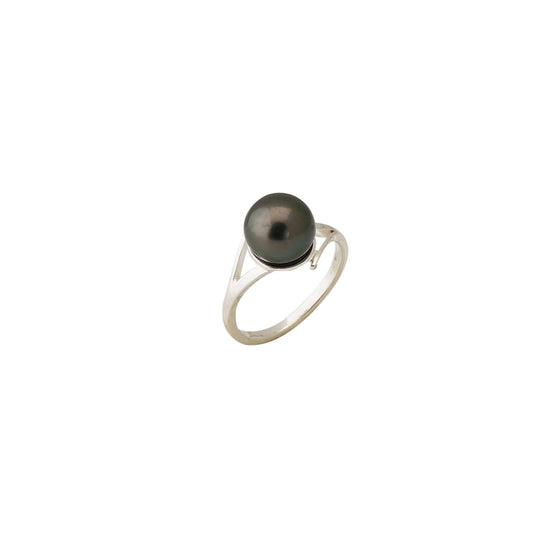 Tahitian Pearl 9.5-10.5 mm Size 7 Ring-0