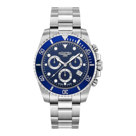 Roamer Deep Sea 100 851837414520 Herrenuhr Chronograph - Shopgalaxy.ch