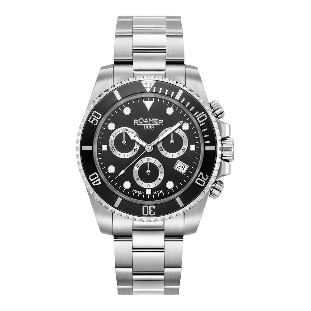 Roamer Deep Sea 100 851837415520 Herrenuhr Chronograph - Shopgalaxy.ch