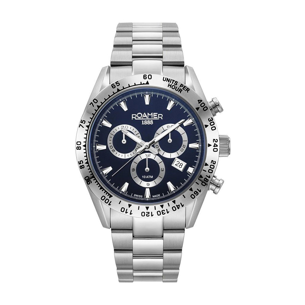 Roamer Monza 100 850837414520 Herrenuhr Chronograph - Shopgalaxy.ch
