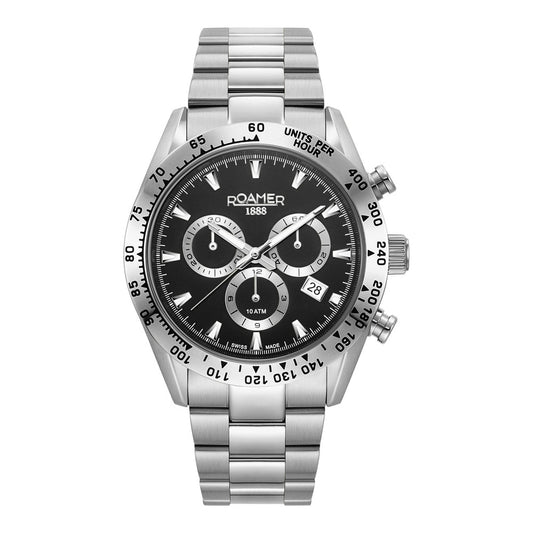Roamer Monza 100 850837415520 Herrenuhr Chronograph - Shopgalaxy.ch