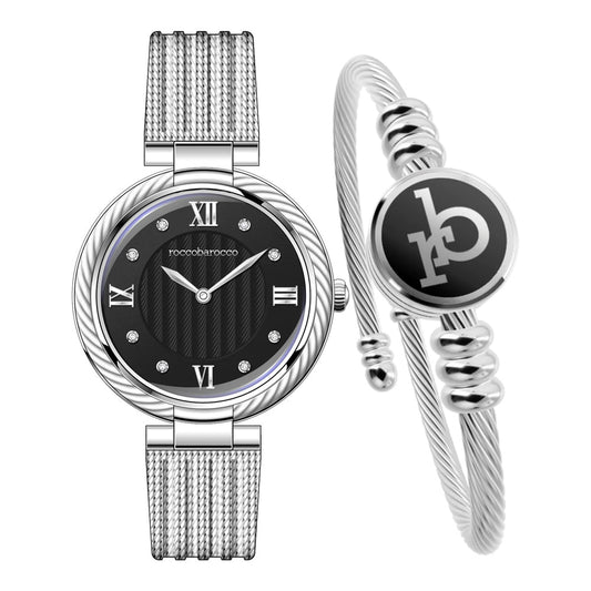 Roccobarocco RB.4469S-01M Damenuhr und Armreif Set - Shopgalaxy.ch
