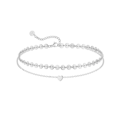 SABBIA Fußkettchen | Edelstahl | wasserfest - Shopgalaxy