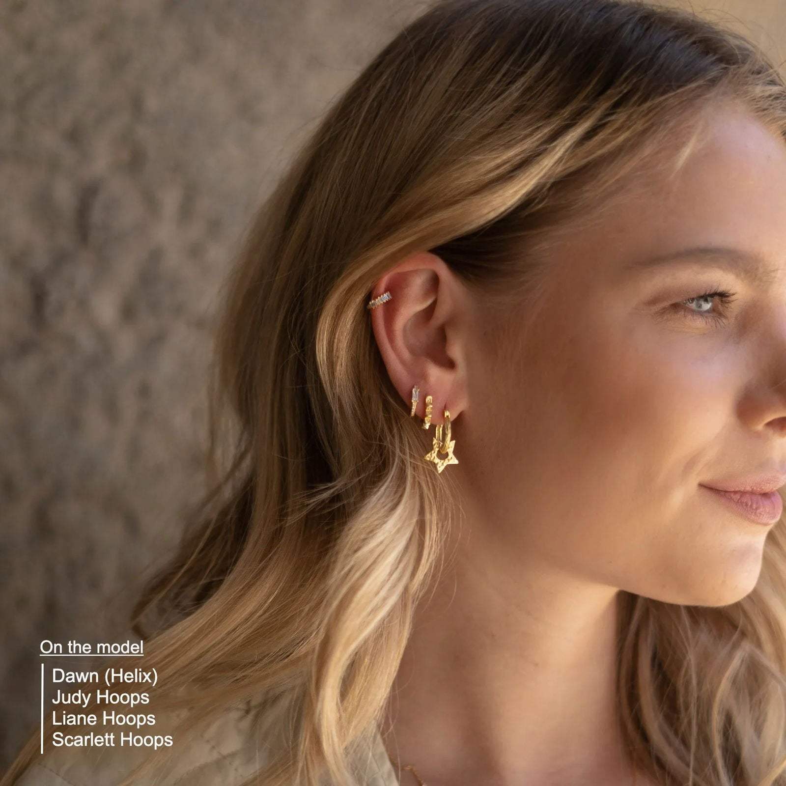 SCARLETT HOOPS 1,4cm - Shopgalaxy