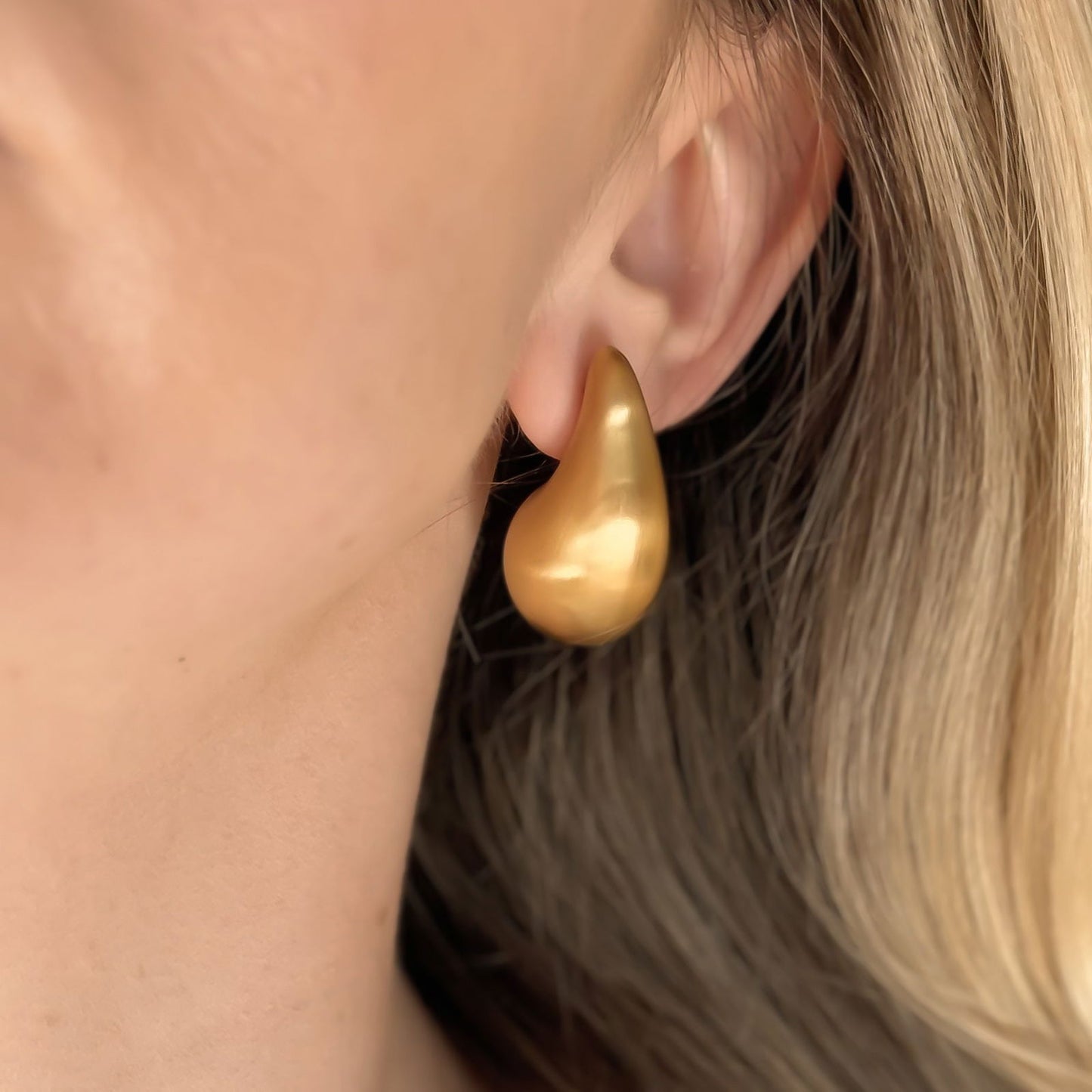 SERENO MATTE Ohrstecker | Edelstahl | wasserfest - Shopgalaxy
