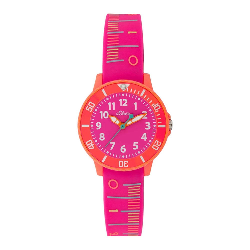 s.Oliver SO-3774-PQ Kinderuhr-0