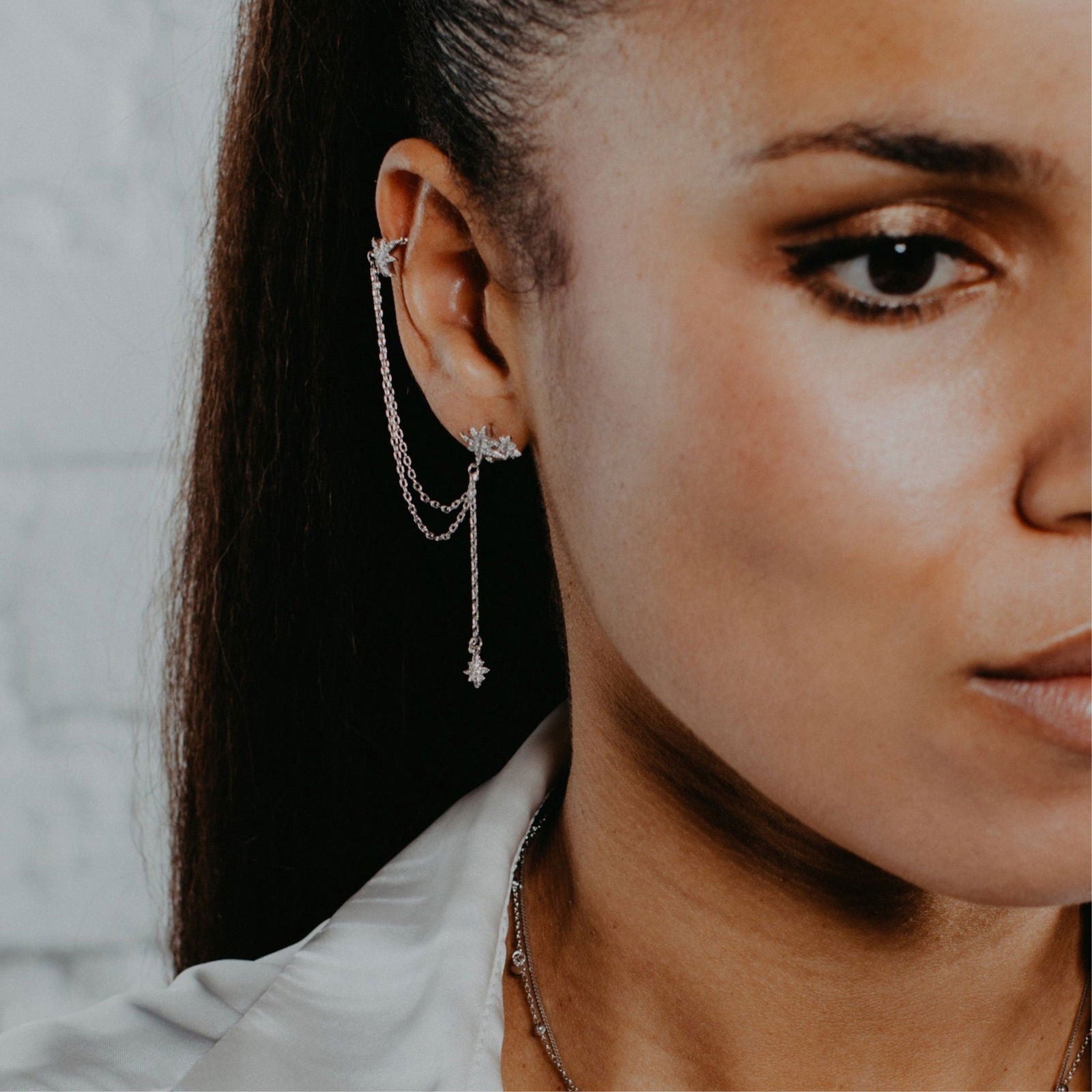 STELLATA Ohrring mit Earcuff - Shopgalaxy.ch