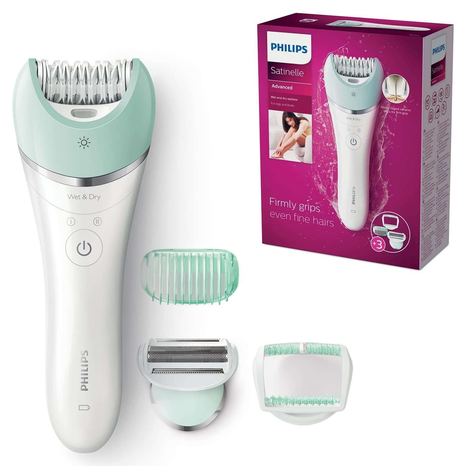 Satinelle Advanced Wet & Dry epilator BRE620/00 - Shopgalaxy