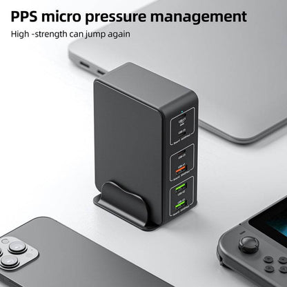Schnell-Ladegerät 120W Typ-C+USB 6 Ports Desktop - Shopgalaxy