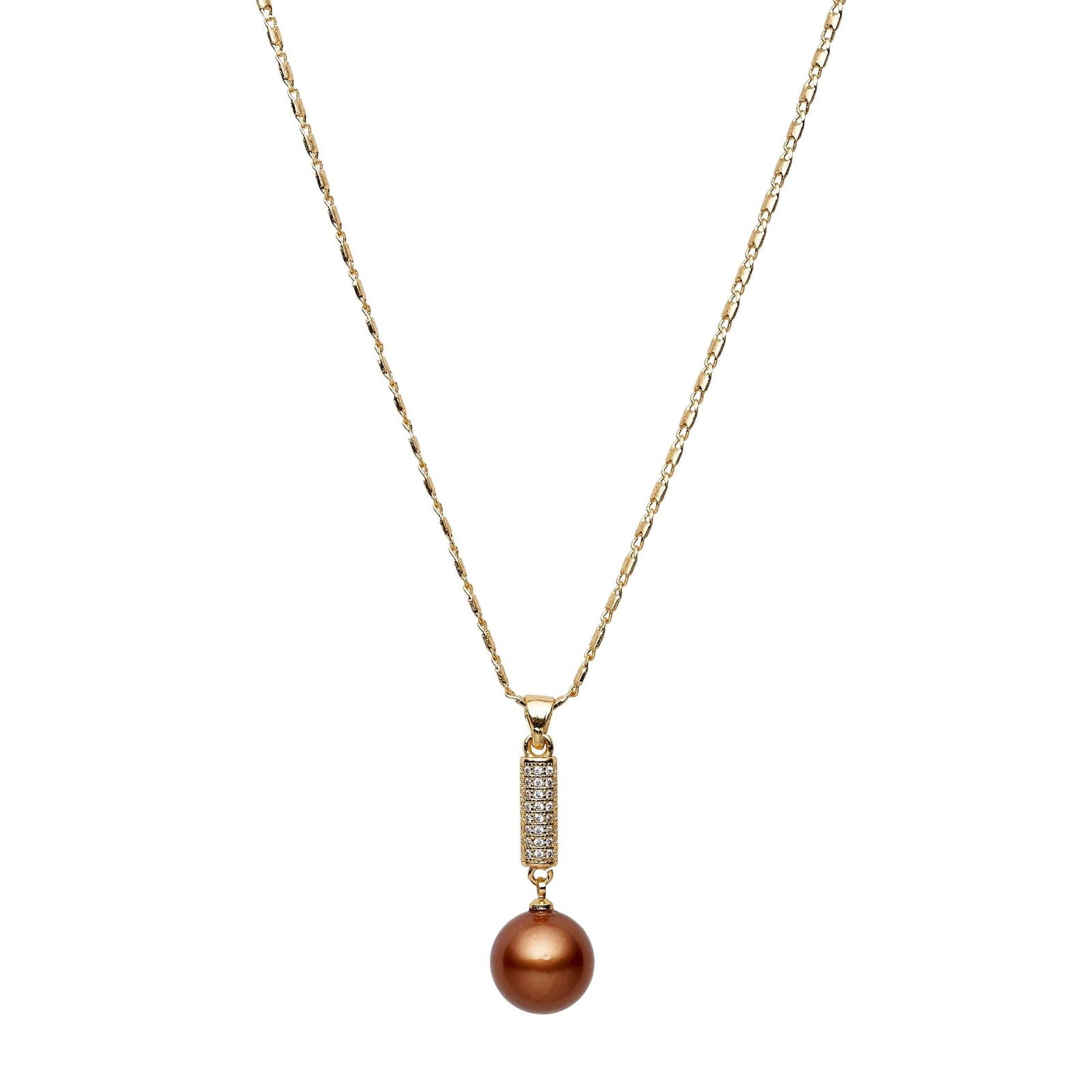 South Sea Bronze Pearls Berowra Pendant 12-13 mm AAA - Shopgalaxy.ch