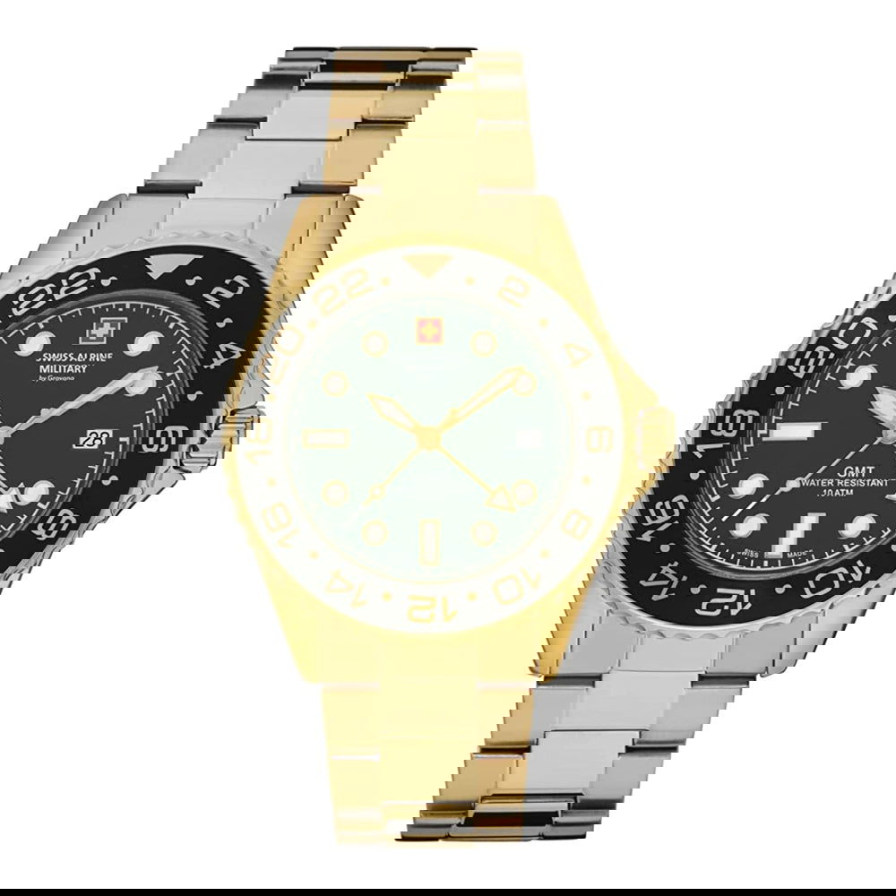 Swiss Alpine Military GMT 7052.1114SAM Herrenuhr - Shopgalaxy.ch