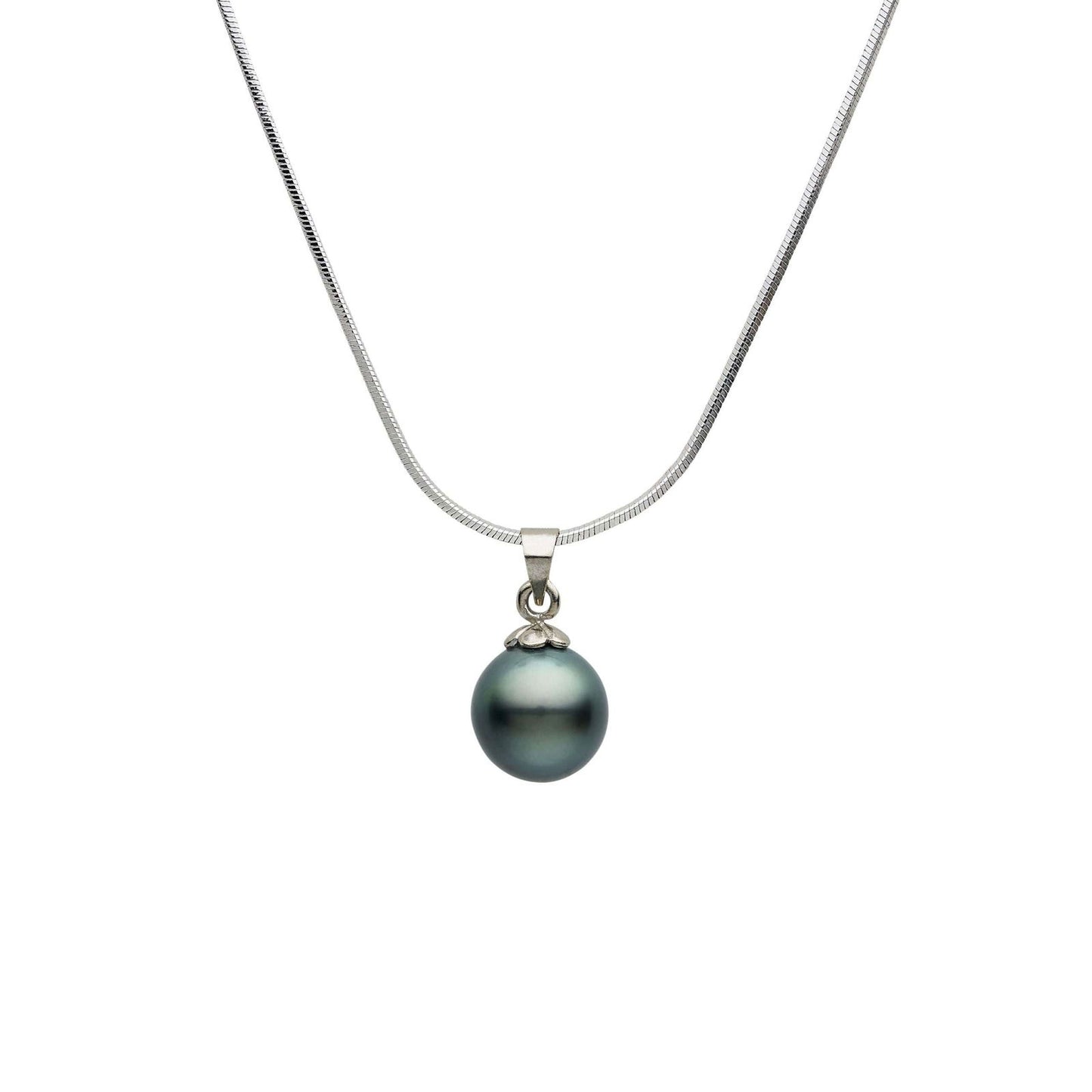 Tahitian Black Pearl Clifton Hill Pendant 11-12 mm AAA - Shopgalaxy.ch