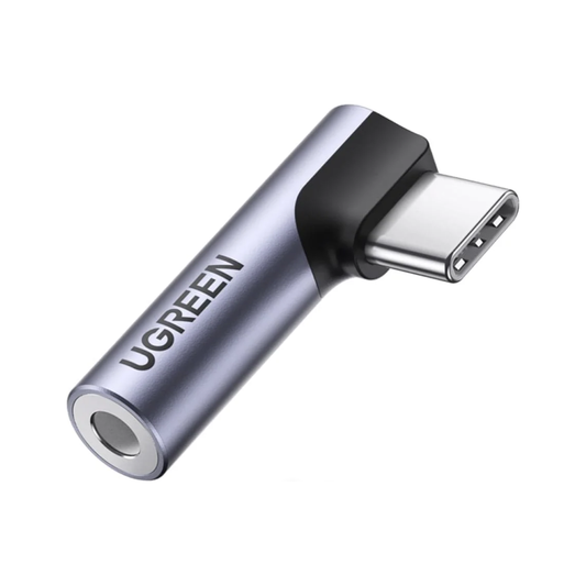 USB-C auf 3.5 mm Klinke Audio Adapter mit Winkelstecker - Shopgalaxy.ch