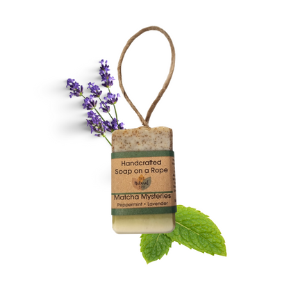 Matcha Mysteries Soap -  Lavender Peppermint and Green Tea - 3 different styles-4