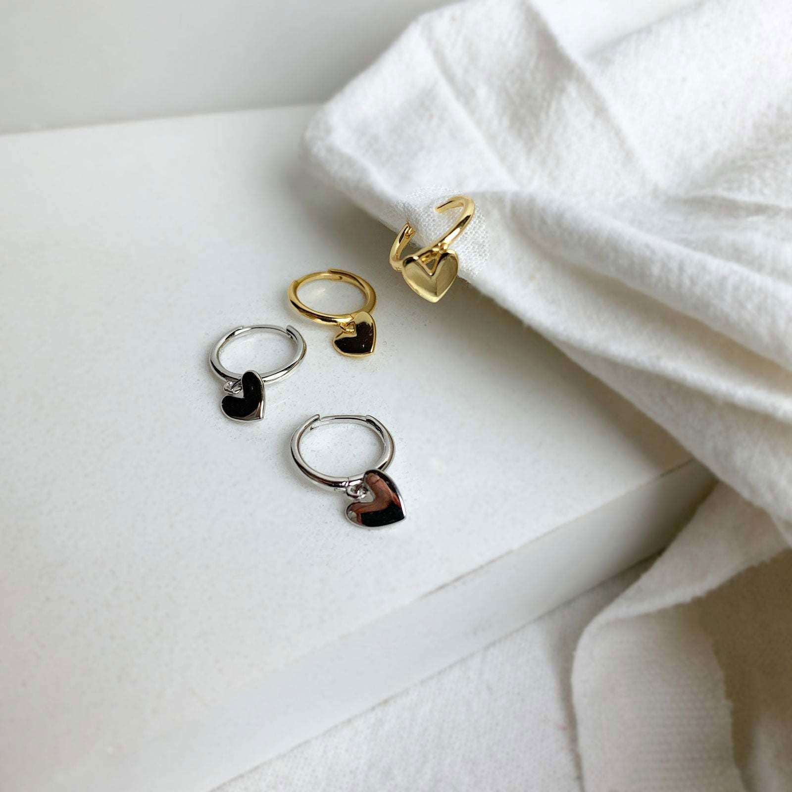 VALENTINA HOOPS 1CM - Shopgalaxy.ch