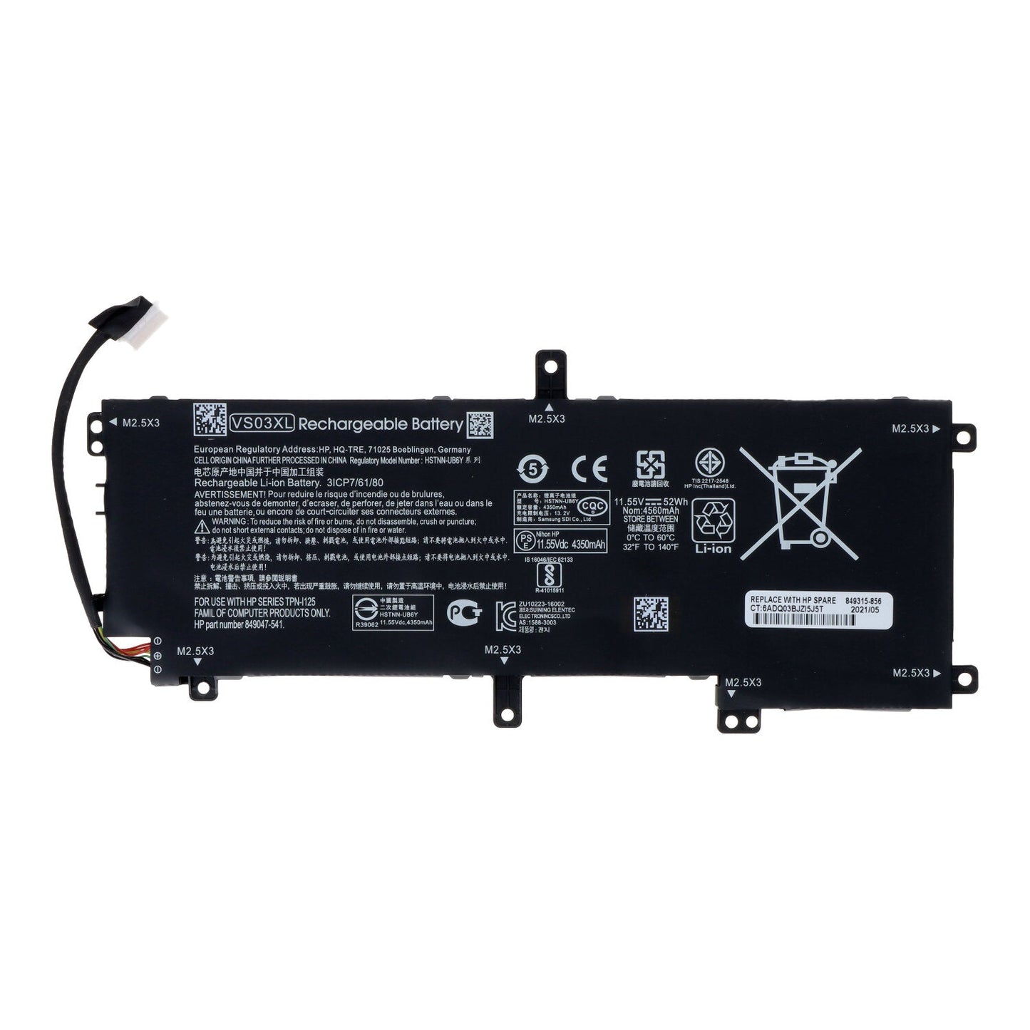 VS03XL Akku für HP Envy 15-ALS 15-AS014WM - Shopgalaxy