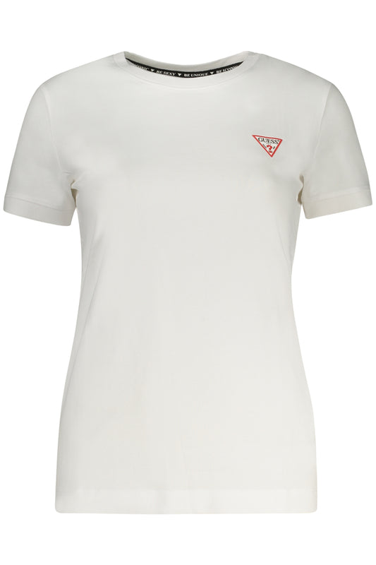 GUESS JEANS SHORT SLEEVE T-SHIRT WOMEN WHITE-0