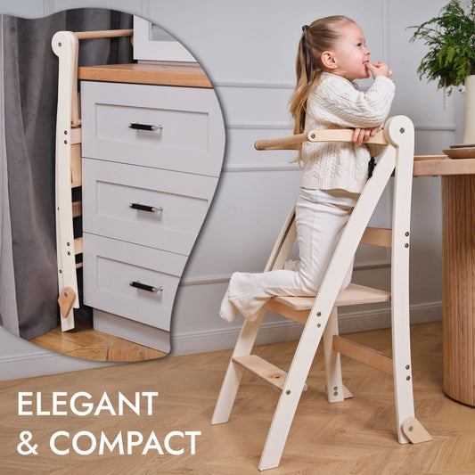 Helper Tower: A Multi-functional Foldable Step Stool for Kids-1