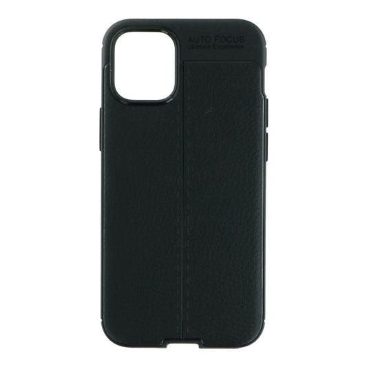 iPhone 12 Mini Litchi Texture TPU Hülle Schwarz - Shopgalaxy