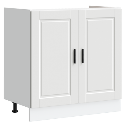 Waschbecken-Unterschrank Porto 2 pcs Weiß 80 x 46 x 84.5 cm